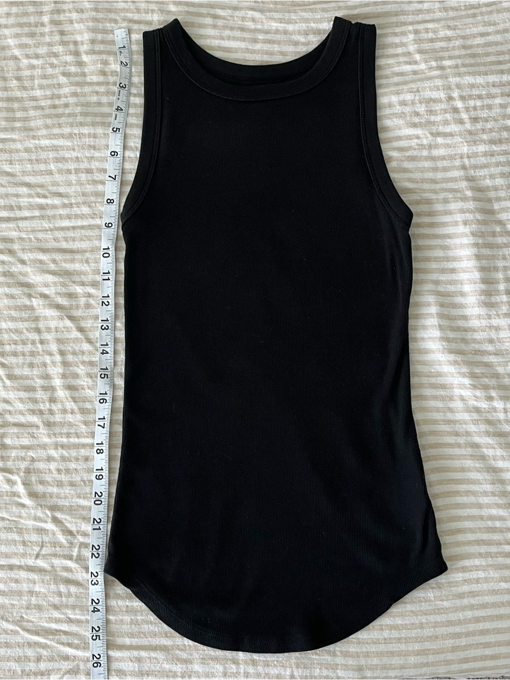 a new day Black Ribbed Tank Top - Picture 5 of 11